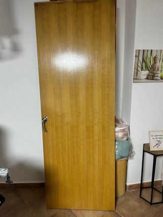 Puerta de roble interior