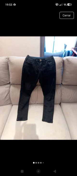 Pantalón vaquero negro talla S