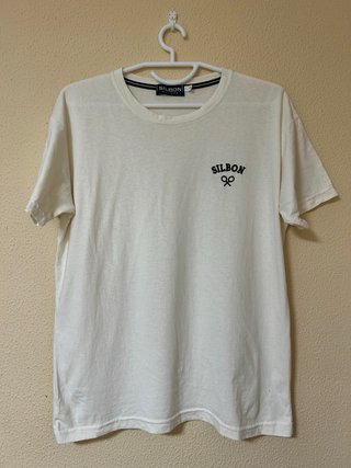 Silbon T-Shirt Casual Plain Embroidered Logo Y2K