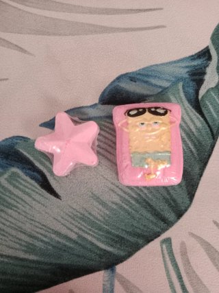 2 bombas de baño Spongebob y estrella