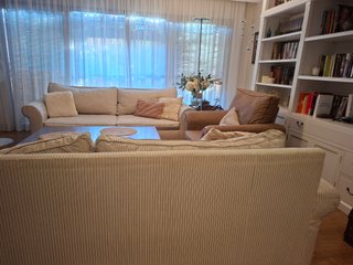 2 Sofás de 3 plazas beige