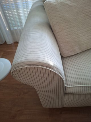 2 Sofás de 3 plazas beige