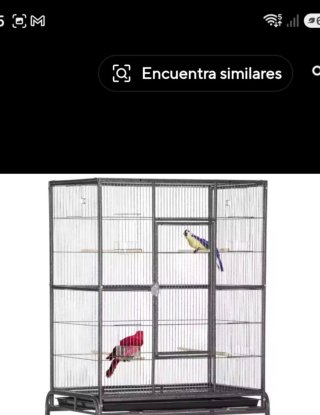 Jaula grande para pájaros