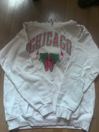 Sudadera Chicago Bulls Rosa y Verde