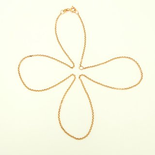 Cadena Rolo Oro 18K; 45cm; 2,71g