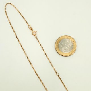 Cadena Rolo Oro 18K; 45cm; 2,71g