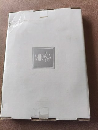 Mikasa Peppermint Fuente Ovalada Cristal