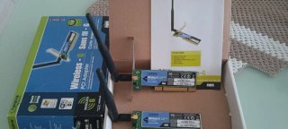 2 Schede  Wireless Linksys PCI WMP54G