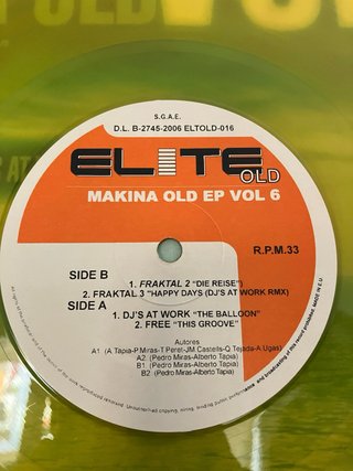 Makina Old Vol.6 - Vinilo Dance