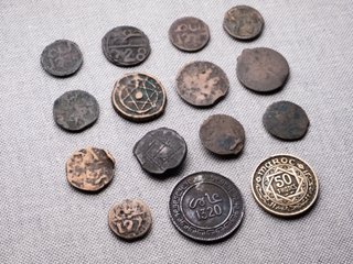 Monedas antiguas Marruecos