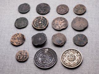 Monedas antiguas Marruecos