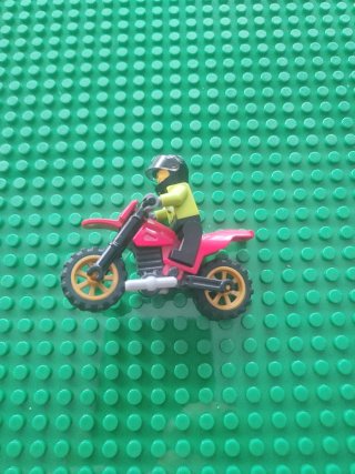 Lego Moto Rally Roja y Amarilla