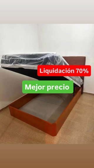 Cama con Almacenamiento  y mas