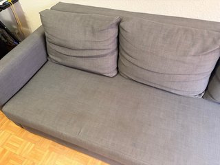 Sofá Cama 3 Plazas Friheten Ikea Gris