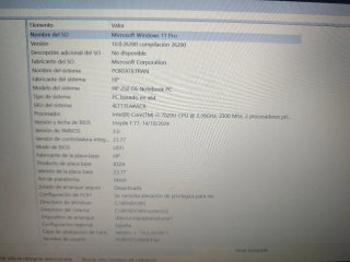 Portátil HP 250 G6 Negro
