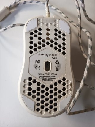 Ratón Gaming Xtrfy M4 RGB Blanco/Gris