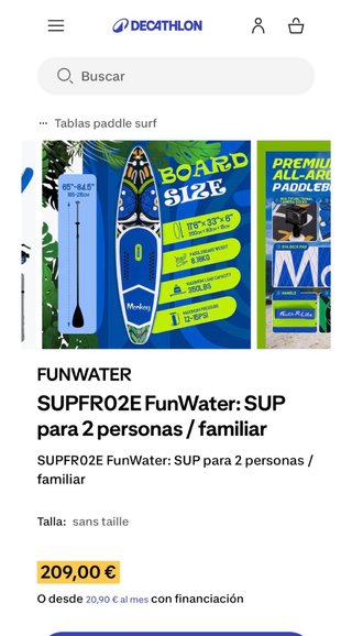 Tabla Paddle Surf *NUEVA*
