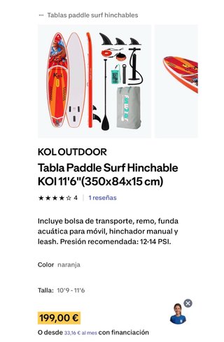 Tabla Paddle Surf *NUEVA*