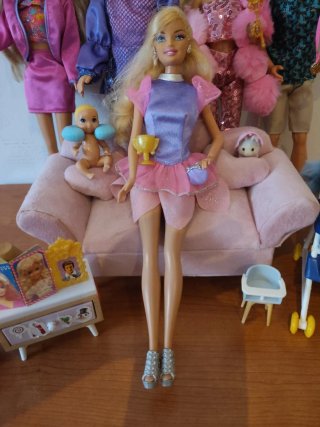 Lote Barbie y familia.