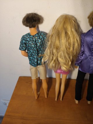 Lote Barbie y familia.