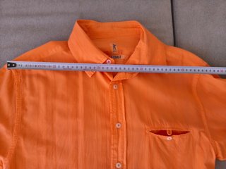 Camisa manga corta naranja Green Coast