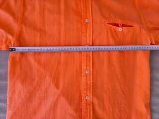 Camisa manga corta naranja Green Coast