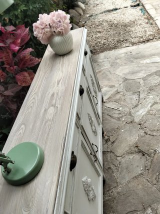 Aparador cómoda madera y metal