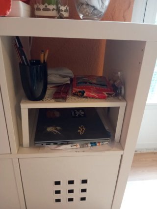 Estantería Kallax 4 cubos blanca