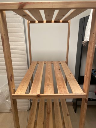 Estantería de madera 4 baldas