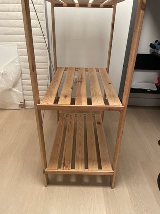 Estantería de madera 4 baldas