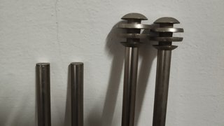 Barras metálicas para cortinas