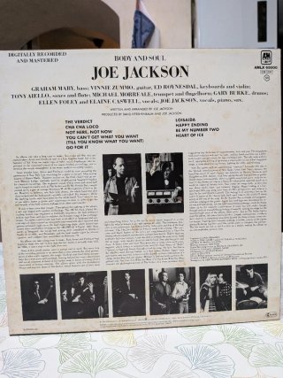 Joe Jackson - Body and Soul LP