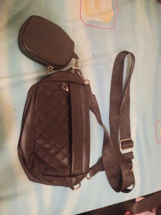 Bolso mujer negro con monedero