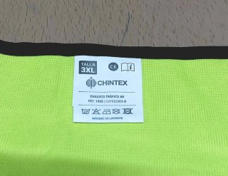 2 Chalecos CHINTEX Alta Visibilidad Talla XXXL