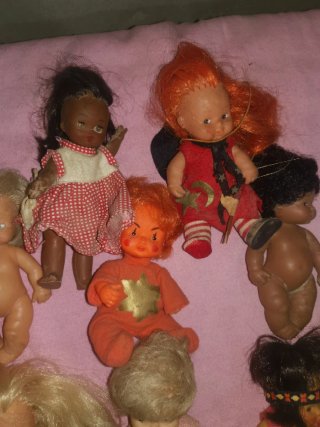 Lote de 11 muñecas Barriguitas