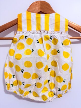 Pelele niña 6 meses limones