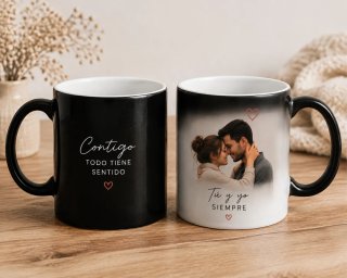 Pack 2 Tazas Mágicas Personalizadas Parejas