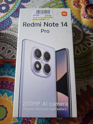 Xiaomi Redmi Note 14 Pro 256GB Negro