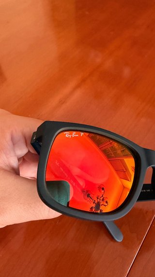 Gafas de Sol Ray-Ban Justin Negras Lente Naranja