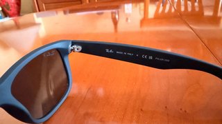 Gafas de Sol Ray-Ban Justin Negras Lente Naranja