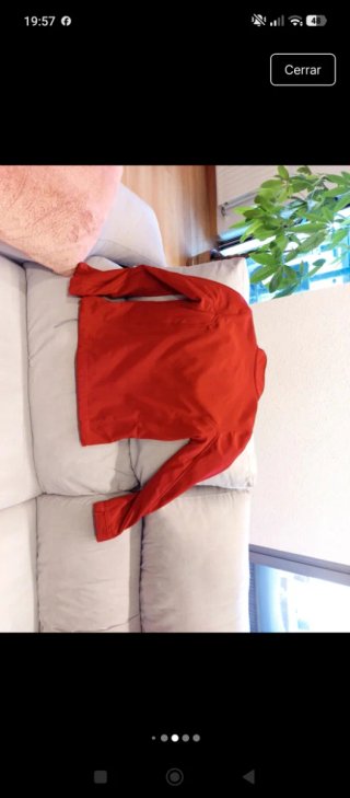 Abrigo Muud Board Talla S Rojo