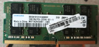 Módulo de Memoria Samsung 16GB DDR4