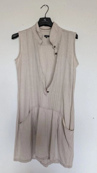 Vestido Natura Beige Talla M