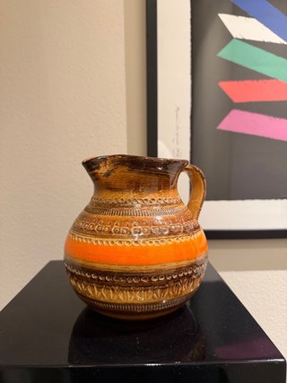 Brocca Bitossi Sahara Aldo Londi Vintage Ceramica