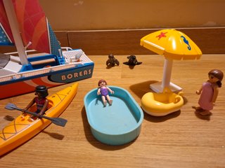 Playmobil Catamarán y Kayak