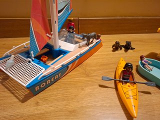 Playmobil Catamarán y Kayak