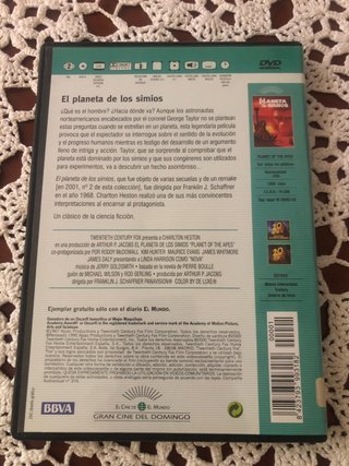 DVD El Planeta de los Simios (Colección Cine)