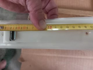 Enrollador de persiana blanco