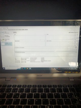 Ordenador portátil Acer Plata