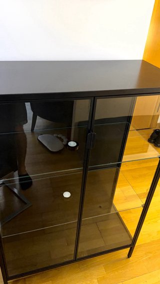 Vitrina Ikea Rudsta Negra